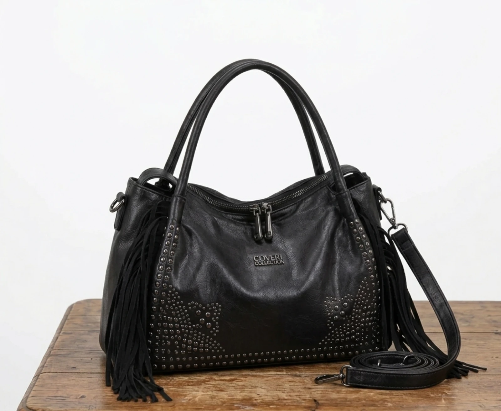 Bolso tote bag Vintage Dressing Y2K negro 